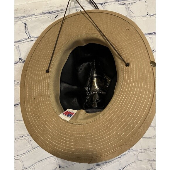 Indiana Jones hat, Safari Hat, Henschel Hat Co, made in USA Brown - Picture 4 of 6